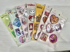 セリア　ディズニーウォーターシール　ベイマックス　ライオンキング　ラプンツェル