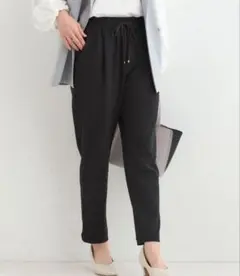 SHOO LA RUE（シューラルー）脚のラインを拾いにくいパンツ黒 Lサイズ