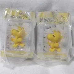 PEANUTS スヌーピー パッケージミニチュアコレクション ウッドストック2点