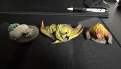 モンスターハンター　ガチャガチャ　捕獲し隊4 レ・ダウ、ドシャグマ、チャタカブラ