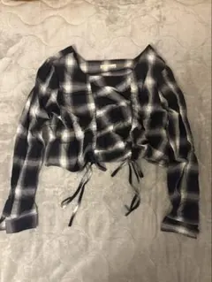 シャツ オンブレチェック柄