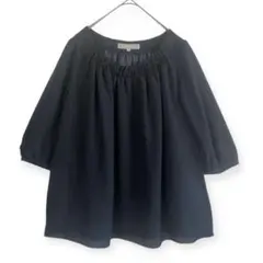 【イッツインターナショナル】トップス ７部丈 シフォン size M