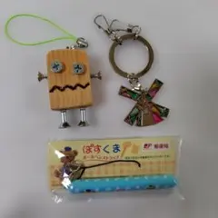 ハウステンボス ぽすくま ボールペンストラップ 他 3点セット