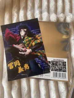 鬼滅の刃　トレーディング箔押しブロマイド　冨岡義勇