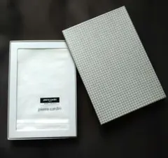 pierre cardin ハンカチ 白 箱付き