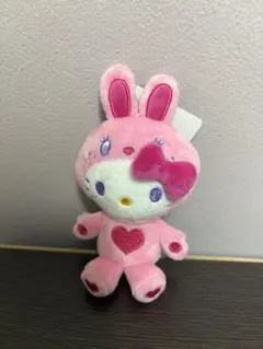 ハローキティ ウサギぬいぐるみ　タグあり