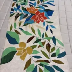正絹花柄小紋 着物反物