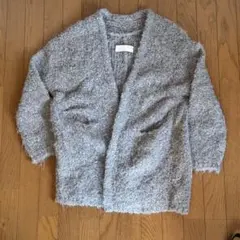 【美品】TODAYFUL グレー ニット カーディガン 長袖 サイズF