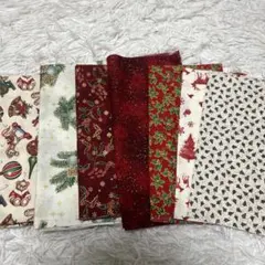 クリスマス柄 コットン生地 はぎれセット