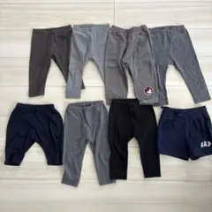 【まとめ売り８点セット】80サイズ　レギンス　ズボン　ユニクロ　他