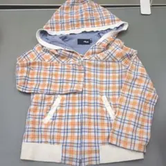 FILA　フィラ　ジップアップパーカー　130　オレンジ