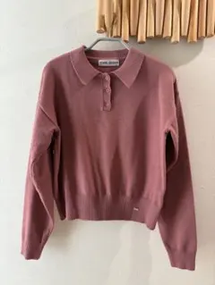 ▶︎gw値下げ！(美品)TINA:JOJUN ピンク 長袖ポロシャツ