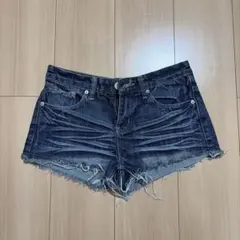 XOXO ダークブルー デニムショートパンツ