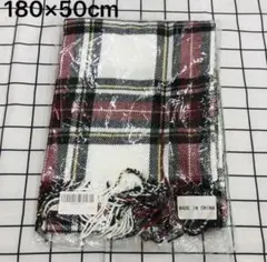 Hisashi チェック マフラー ストール スカーフ　W53