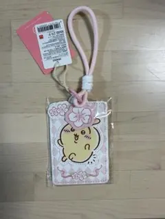パスケース うさぎ 桜シーズンカードホルダー「ちいかわ×MINISO」 中国限定のサムネイル