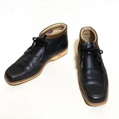 美品✨ クラークス 26.5 ワラビー 15522 レザー ブラック ブーツ