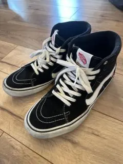 VANS SK8-HI ブラック ホワイト スニーカーのサムネイル