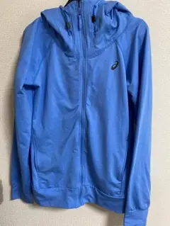 アシックス ジャージジャケット M 青