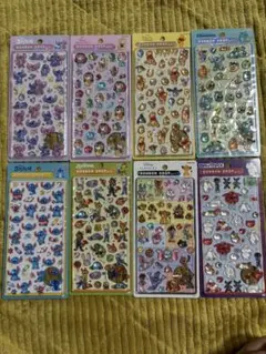 【国内正規品】ディズニーボンボンドロップシール8柄コンプリート