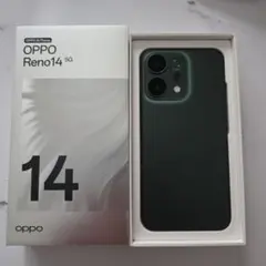超美品OPPO Reno14 5G グリーン