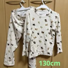 クマ柄 コットン パジャマ 100cm