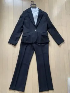 スーツ 4点セットブラック＊ジャケット ズボン スカート シャツ　身長158cm