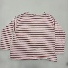 AMERICAN HOLIC 長袖Tシャツ L 白/赤ストライプ