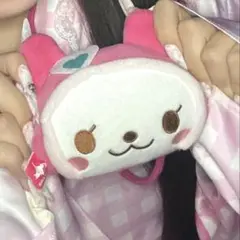 うさぎ がま口 ポーチ