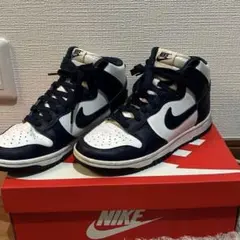 NIKE DUNK HI RETRO ネイビー　24cm