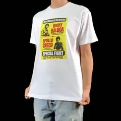 新品 ロッキー VS アポロ クリード ボクシング スタローン 映画 Tシャツ