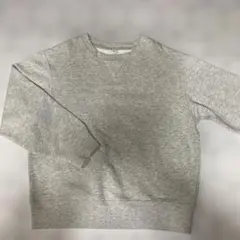 グレー クルーネック トレーナー 140
