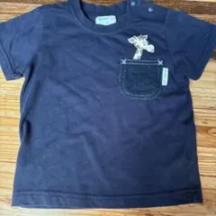 BEAMS mini キリン柄 ポケットTシャツ 90のサムネイル
