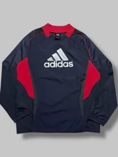 00s adidas アディダス　プルオーバー　ナイロンジャケット Y2K M