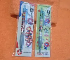 新品 サンリオ ミャクミャク 万博 シナモロール ボールペン 2本セット
