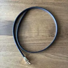 GU オーバルバックルリバーシブルベルト ブラック