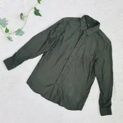 UNIQLO　フランネルシャツ　М　グリーン