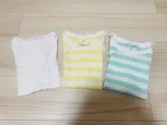 キッズ 半袖Tシャツ 3枚セット サイズ120 (ユニクロ・無印良品)