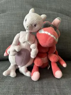 ミュウツーとゲノセクト ぬいぐるみ2体セット