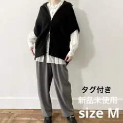 ニットベスト ブラック