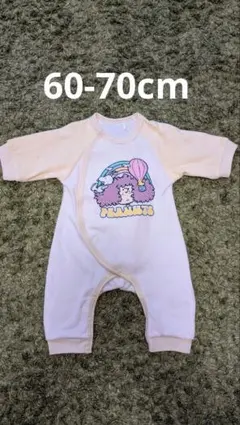 新品　スヌーピー　長袖　ロンパース　あったか素材　カバーオール　60-70cm