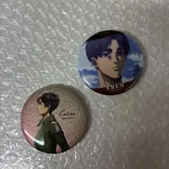 進撃の巨人 エレン 缶バッジ