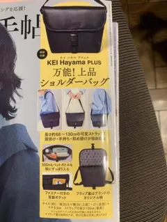 大人のおしゃれ手帖3月号付録 KEI Hayama PLUS ショルダーバッグ