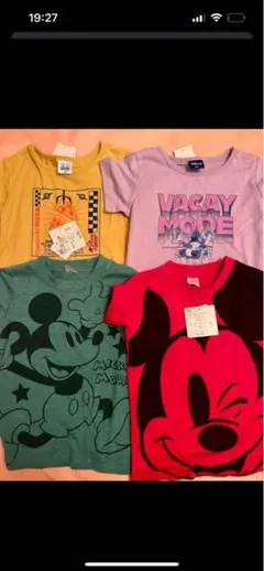 ディズニー　Tシャツ 4枚セット