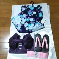 Honeys 浴衣 帯 下駄 3点セットのサムネイル