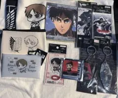 い*様 進撃の巨人 エレン 11点セット 色紙 アクリルスタンド ポーチ