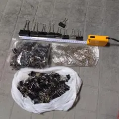 ダブルクリップ#サイズ混合#お買い得#文房具#経費削減#まとめ売り#クリップ