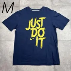 古着　ナイキ　Nike JUST DO IT Tシャツ ネイビー