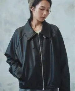 LIDNM GOAT LEATHER TECH BLOUSON - メルカリ