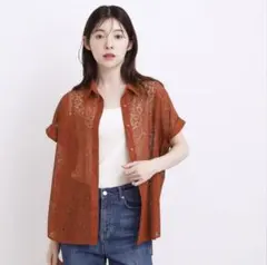 レースドルマンシャツ　groveのサムネイル