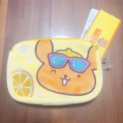 ポムポムプリン マルチティッシュケース　ポーチ　日焼けポムポムプリン　サンリオ